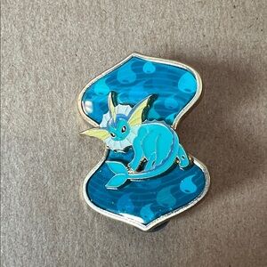 VAPOREON Pokémon Enamel Collector Pin from Eevee Evolution Premium Set